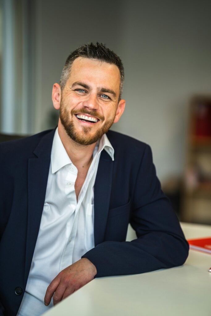 smiling man