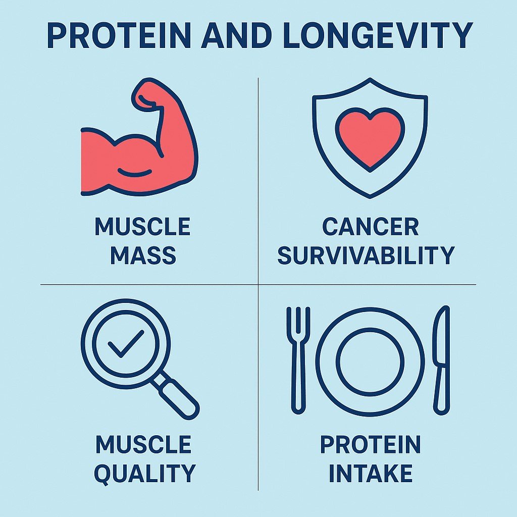protein and longevity chart
