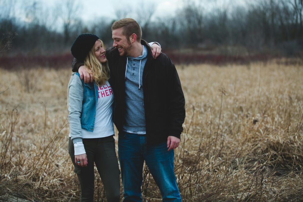 Couple in the field